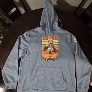 Old Navy Naruto Graphic Hoodie - Light Blue